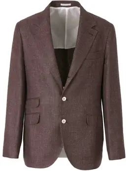 Brunello Cucinelli: Однобортные пиджаки 