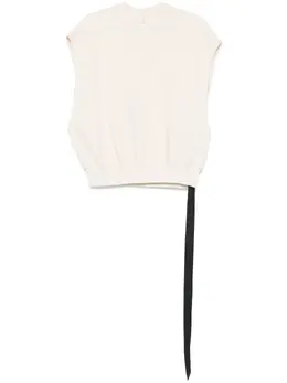 Rick Owens DRKSHDW: Светлый жилет  Jumbo