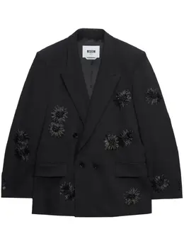 MSGM: Жакет с растительным принтом 