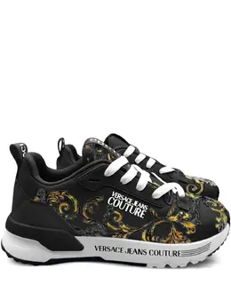Versace Jeans Couture: Чёрные кроссовки 