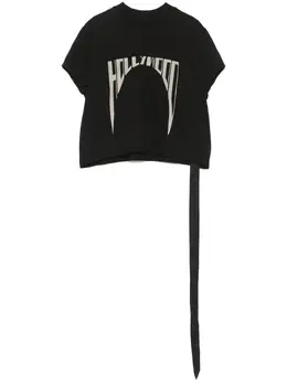 Rick Owens DRKSHDW: Чёрная футболка  Level