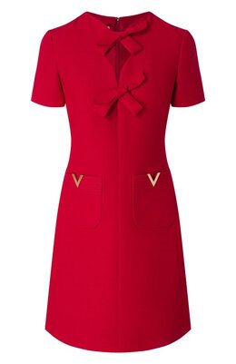 Valentino: Платье из шерсти 
