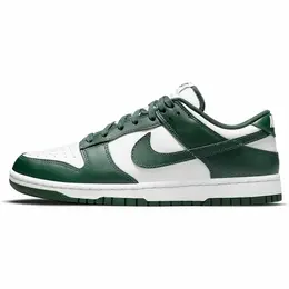 NIKE: Белые кроссовки  Dunk Low Retro