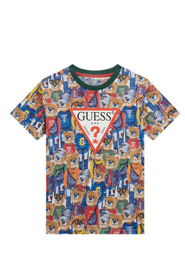 Guess: Яркая футболка 