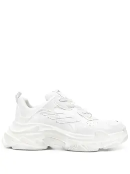 Balenciaga: Белые кроссовки  Triple S