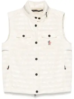 Moncler Grenoble: Белый жилет 