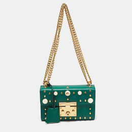 Gucci: Зелёная сумка  Padlock