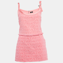 Versace: Розовая юбка  Monogram