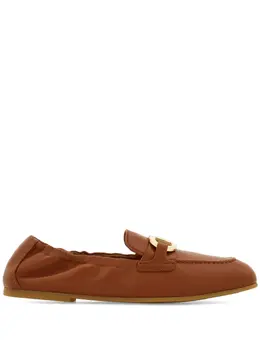 Ferragamo: Коричневые лоферы  Gancini