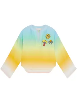 Mira Mikati: Голубая блуза 