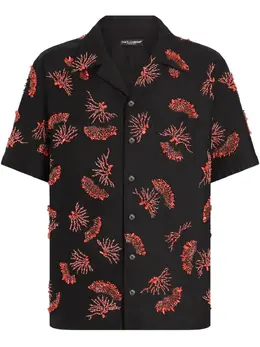 Dolce & Gabbana: Чёрная рубашка 
