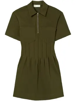 Tory Burch: Зелёное платье 