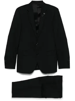 Lardini: Чёрный костюм 