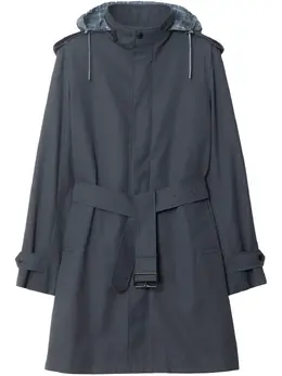 Burberry: Плащ с капюшоном 