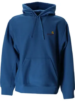 Carhartt WIP: Голубая толстовка  American