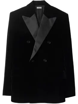 Burberry: Бархатные пиджаки 