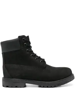 Timberland: Чёрные ботинки 