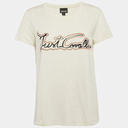 Just Cavalli: Белая футболка 