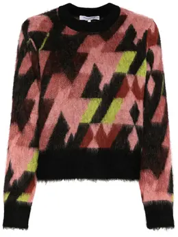 Maison Kitsuné: Жаккардовый свитер 