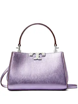 Tory Burch: Фиолетовая сумка-шоппер  Eleanor