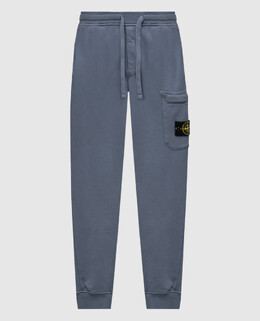 Stone Island: Блакитні брюки 