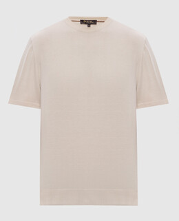 Loro Piana: Бежеві футболки 