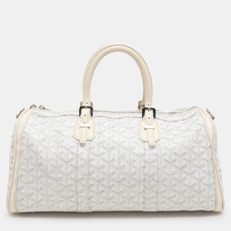 Goyard: Белая спортивная сумка 