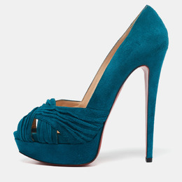 Christian Louboutin: Голубые туфли 