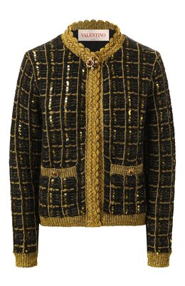 Valentino: Жакет в клетку 