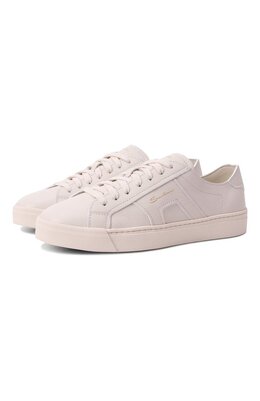 Santoni: Белые кеды 