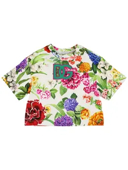 DOLCE & GABBANA: Футболки з рослинним принтом  T