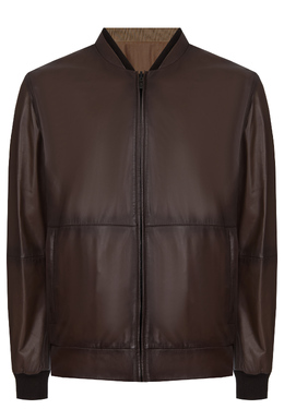 CORNELIANI: Кожаная куртка 