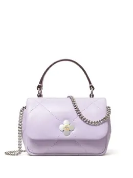 Tory Burch: Фиолетовая сумка  Kira