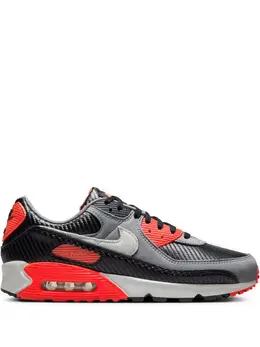 Nike: Чёрные кроссовки  Air Max 90 PRM