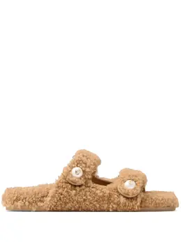 Jimmy Choo: Коричневые сандалии 