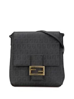 Fendi Pre-Owned: Чёрная сумка через плечо 
