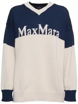 'S MAX MARA: Хлопковый свитер 