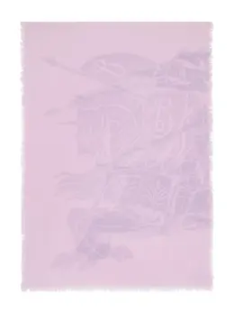 Burberry: Розовый шарф 