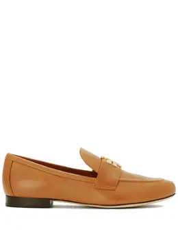 Tory Burch: Коричневые лоферы  Eleanor