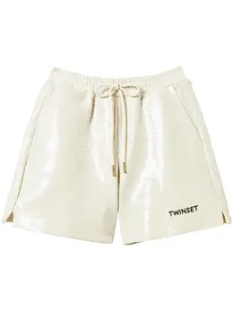 TWINSET: Шорты с блёстками 