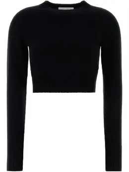 Sportmax: Чёрный свитер 