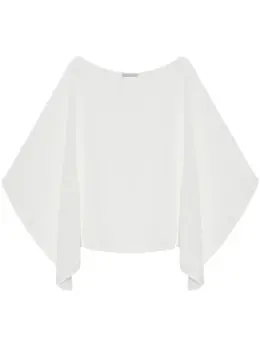 Balmain: Шёлковая блуза 