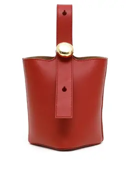 LOEWE: Красная сумка  Bucket