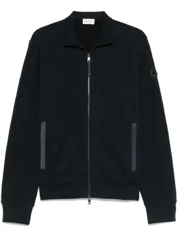 Moncler: Замшевый свитшот 