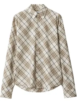 Burberry: Хлопковая рубашка 