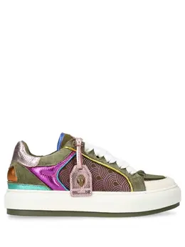 Kurt Geiger London: Зелёные кроссовки 