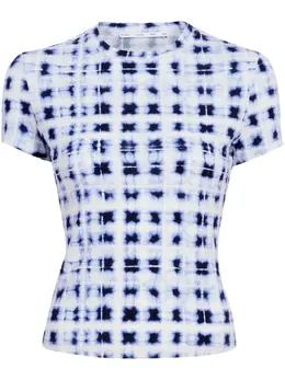 Proenza Schouler White Label: Голубая футболка 