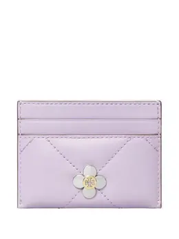 Tory Burch: Фиолетовый картхолдер  Kira