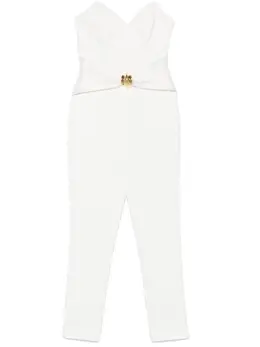 Elisabetta Franchi: Комбинезон с бантом 