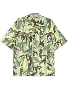 Kenzo: Зелёная рубашка 